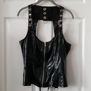 Lip Service Racerback PVC Tank Top